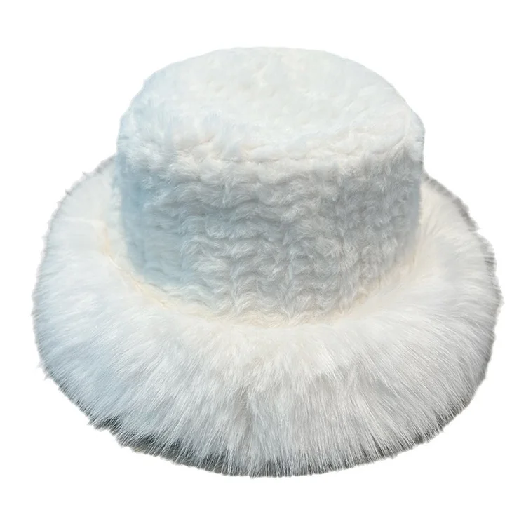 Pluche hoed dames winterhoed Koreaanse versie verdikte isolerende helm koude hoed