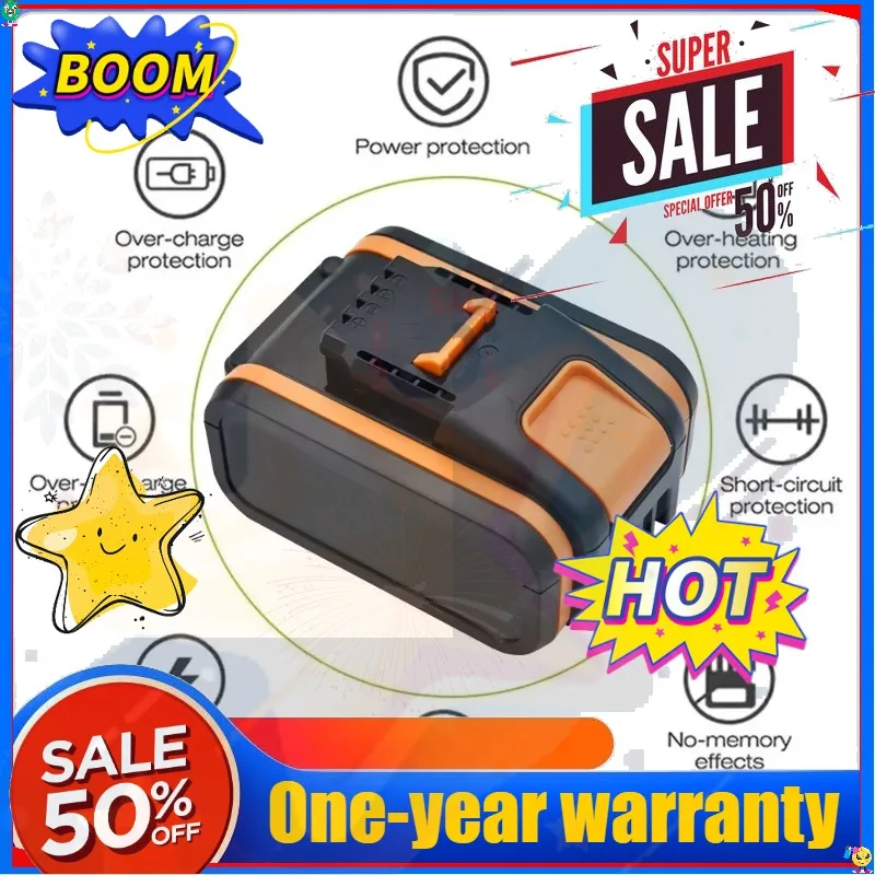 SWZY 20V For Worx 4.0-6.0Ah Rechargeable Li-ion Battery WA3551 WA3551.1 WA3553 WA3641 WX373 WX390 Electric Tool With charger