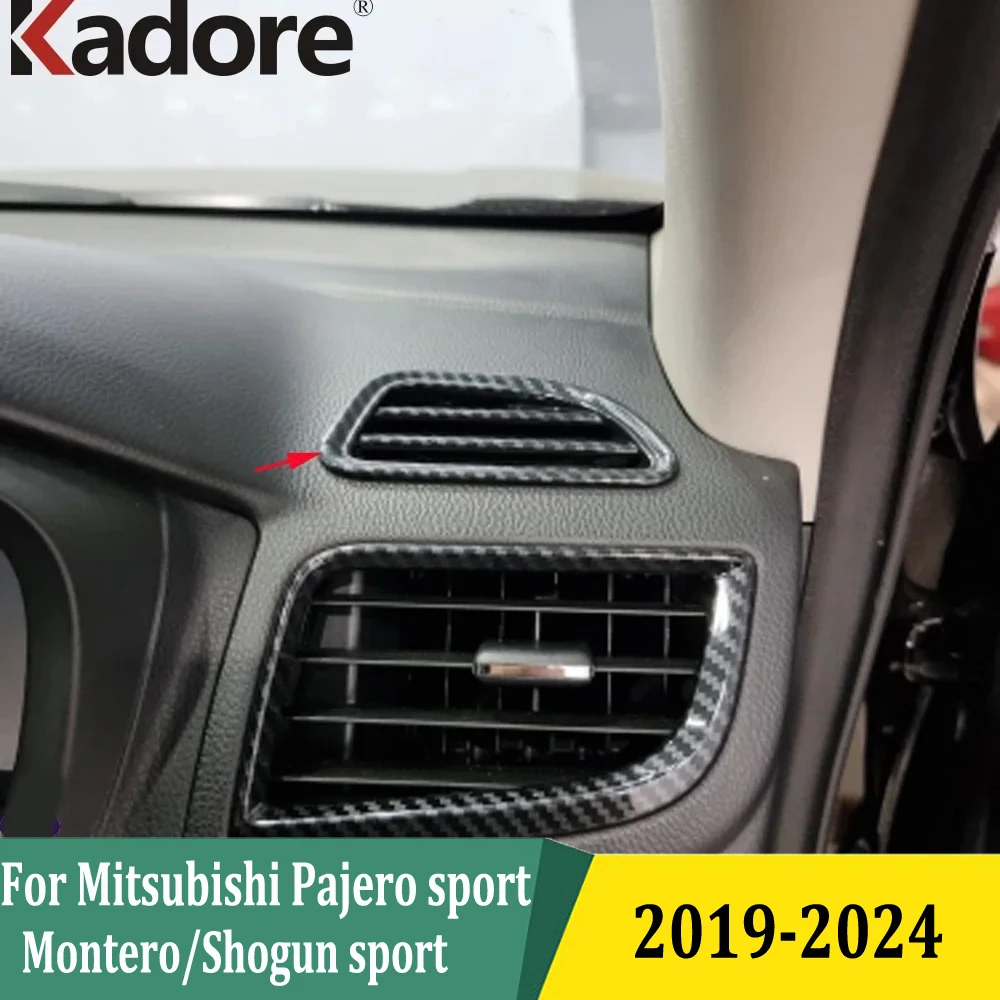 For Mitsubishi Pajero sport/Montero sport/Shogun sport 2019-2022 2023 2024 Front Upper Air Vent Outlet Cover Trim Decoration