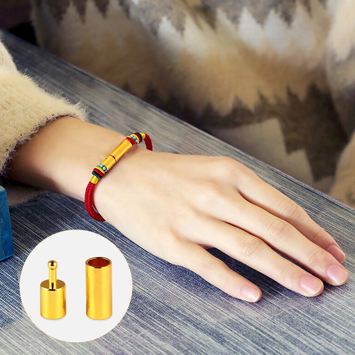 

20pcs Diy Bracelet Buckle Jewelry Making Accessory Necklace Clasps Handmade Handicraft Works Supplies Lightweight Durable Golden