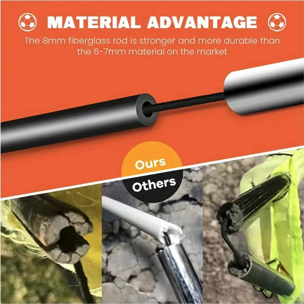 شبكة مرمى كرة قدم منبثقة للحديقة ، مجموعة شبكية ، هدف كرة قدم للفناء الخلفي ، هدية عيد ميلاد ، تدريب كرة القدم