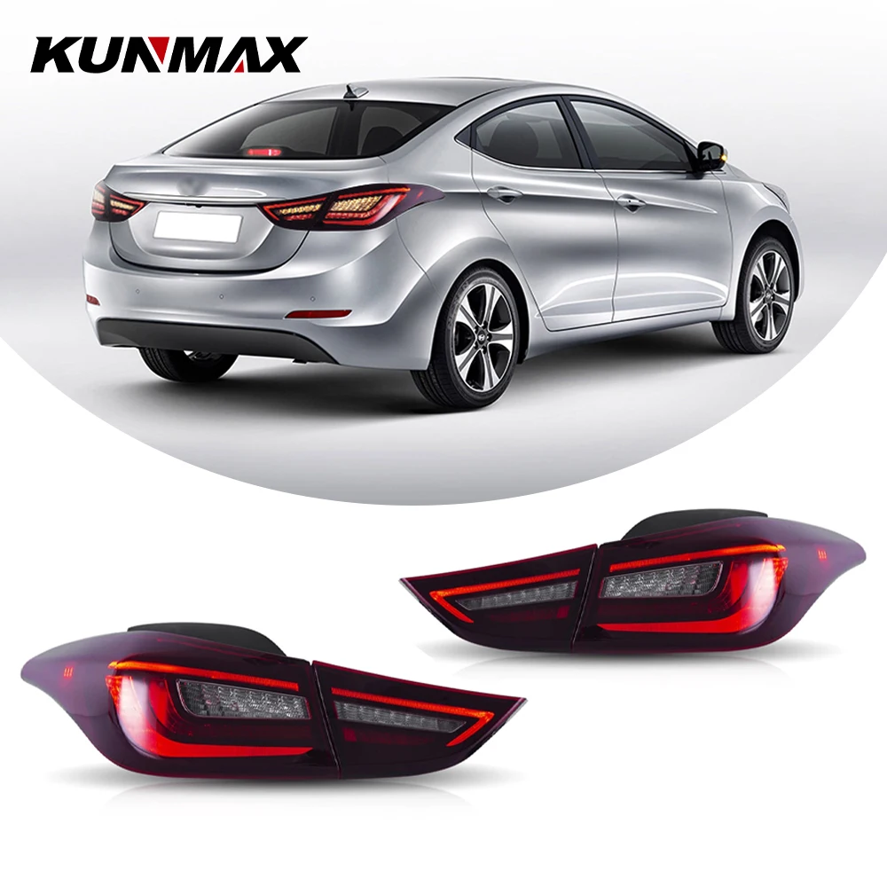 Car Tail Light Assembly For Hyundai Elantra 2011-2016 Brake Light With Turning Signal Light Car led Tail light