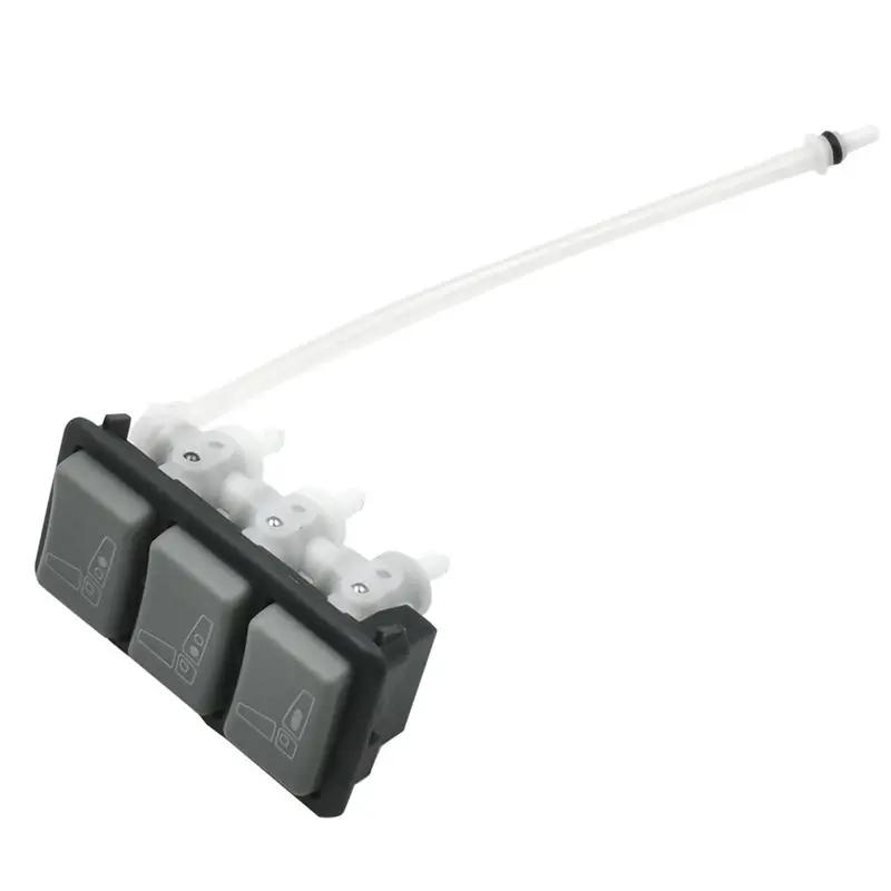 A96E-29074-02/04E 81623986093 42538404 Truck Seat Lumbar Adjustment IPS Valve 3 Buttons For ISRI/MAN/IVECO