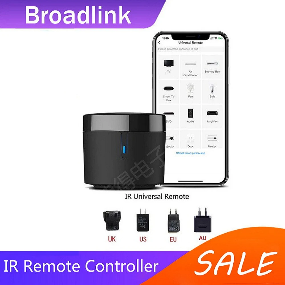 

ИК-пульт дистанционного управления Broadlink RM4 mini WiFi для AC/TV Box работает с USB-адаптером Alexa