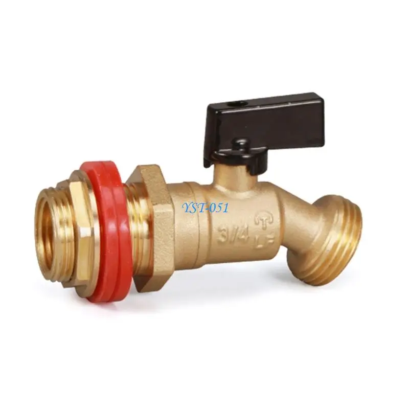 

E15A Sturdy Brass Garden Hose Connectors Portable Accessory for Easy Attachment
