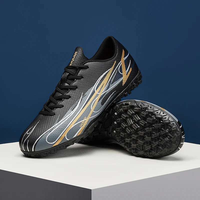 أحذية كرة القدم المهنية الرجال في الهواء الطلق عالية الجودة أحذية كرة القدم الرياضية الأحذية Ag/Fg المسامير الطويلة العشب الاصطناعي التدريب مباراة Spi #2