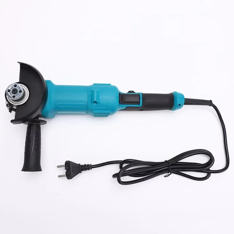 Portable Electric Angle Grinder Metal Polishing Cutting Tool DIY Handheld Grinding Machine with Wheel for Steel Wood Working