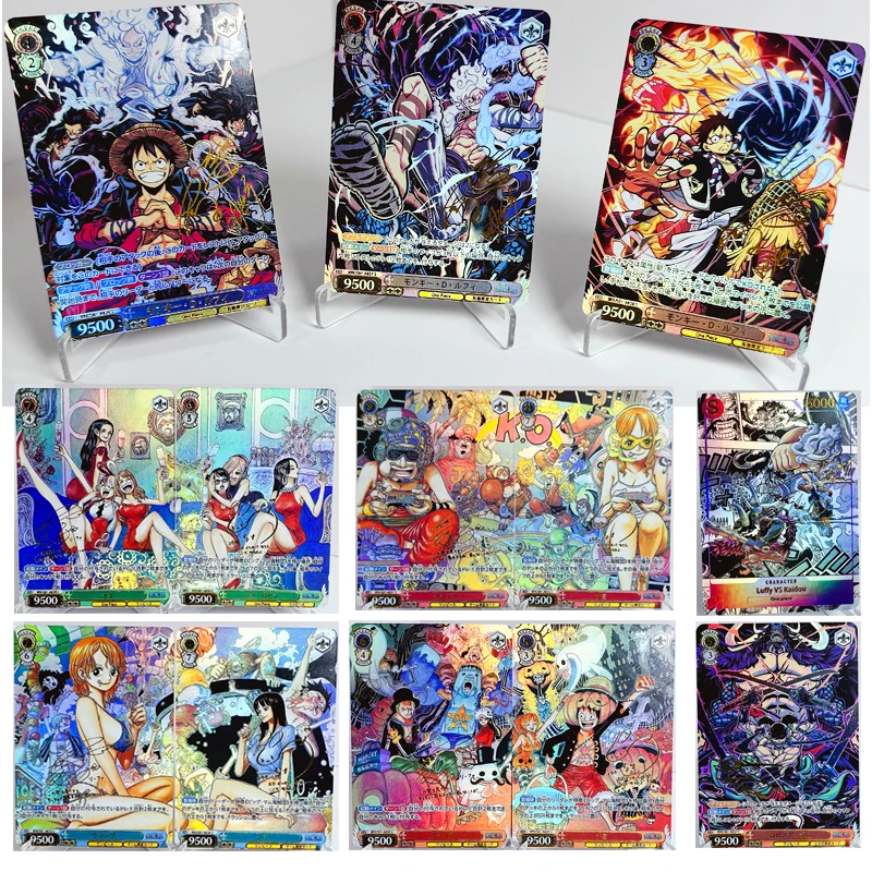 ONE PIECE Luffy Nami Zoro Usopp Toys Hobbies Hobby Collectibles Game Collection Anime Cards