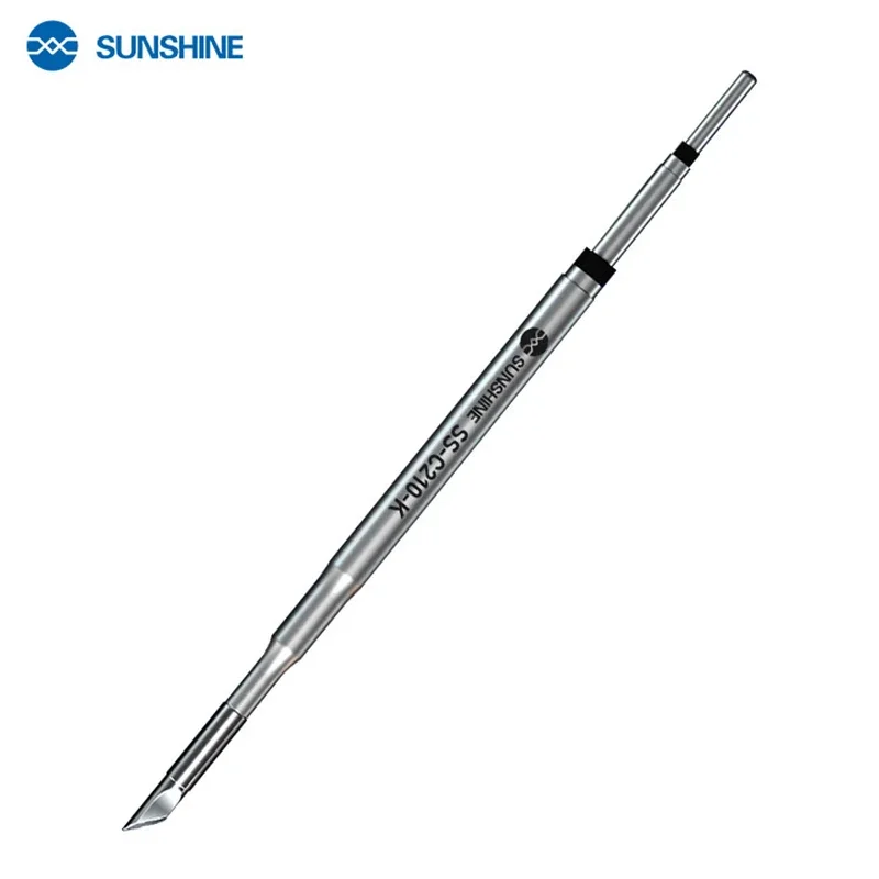 Lead-free Sunshine SS C210 Soldering Tip Universal GVM T210 T210 T26 T26D S21 Tips Fast Heating C210-I/IS/K Head for SMD Welding