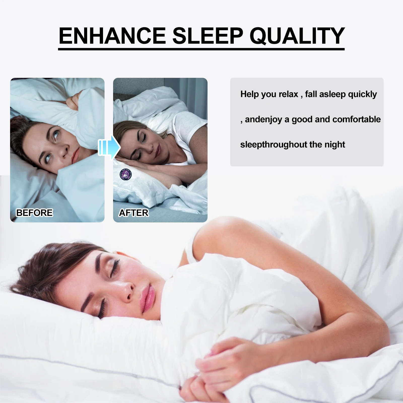 

Deep Sleep Patches Improve Sleep Quality Relieve Insomnia Anxiety Relaxation Neurasthenia Soothing Sleep Aid Patch For Adults