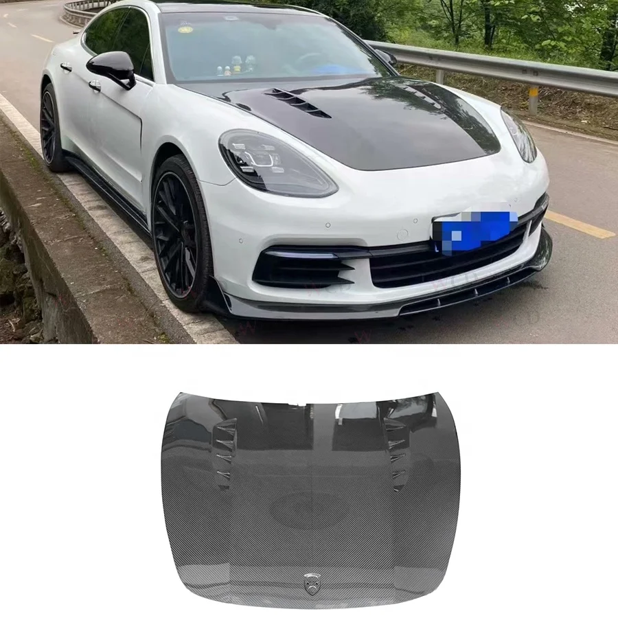 

High Quality Carbon Fiber Car Engine hood For Porsche Panamera 971 Front Hood Bonnet Cover