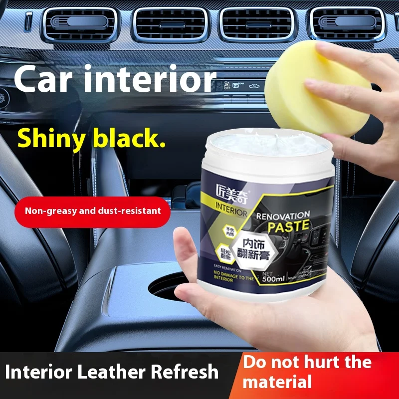 

Professional Car Interior Repair Paste for Doors Trim Removes Scratches Fading Discoloration Restores OEM Look Long-Lasting