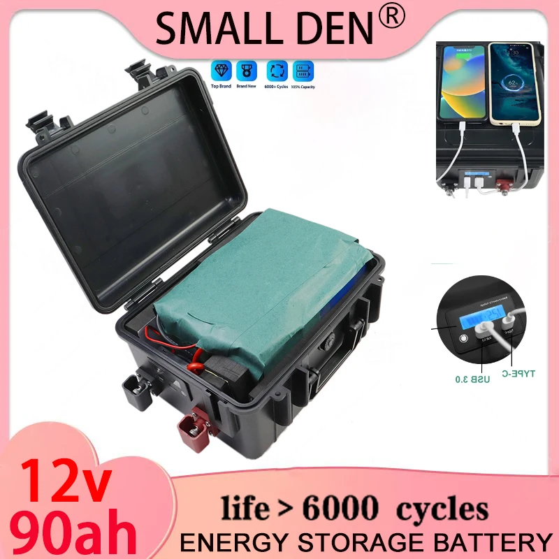 12V 100AH suitable for motorboats，electric surfboards,towing motors,ishing boats,ithium iron  batteries，rechargeable batteries