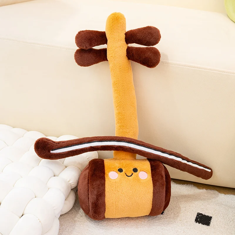 20/50cm Cute Simulation Musical Instrument Plush Toy Soft Guitar Piano Stuffed Doll Home Ornament Parentchild Gift Boy Girl Kids