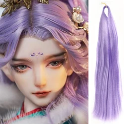 Milk Silk Blyth Hair DIY Doll Hair Long BJD Doll Hair Transplanted Wig Hair Material Handmade Wig Synthetic Fiber Hair