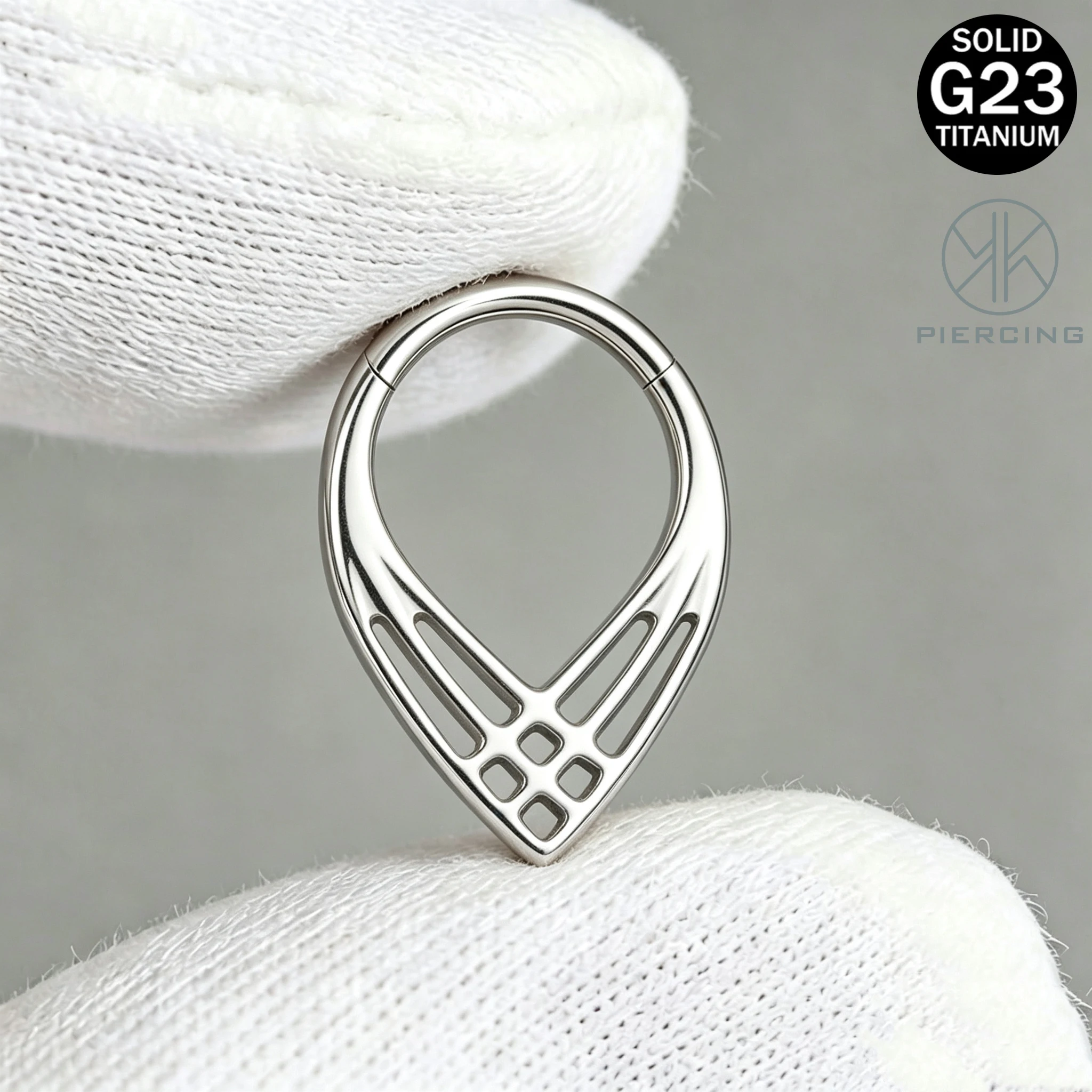 G23 Titanium Grid Water Drop s - Body Jewelry Jewelry Box ulasan dan harga
