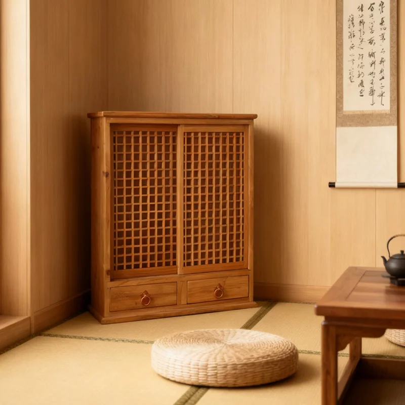 

Solid wood bogu frame new Chinese retro tea room tea set storage rack log wabi sabi wind tea set shelf display rack