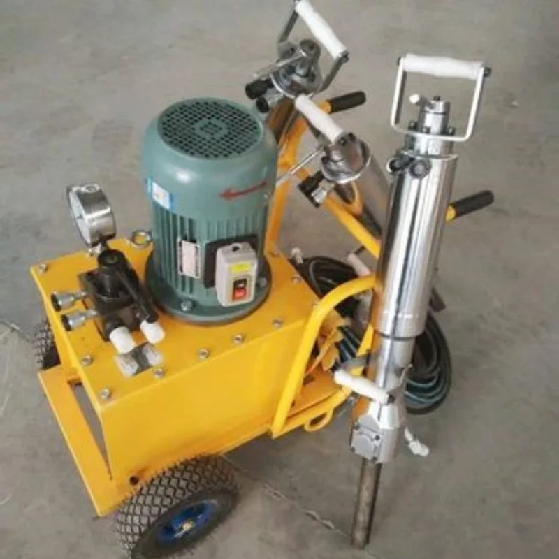 Hydraulic Concrete Rock Splitter Reinforced Concrete Breaking Machine Building Dismantling Bridge Demolition Construction Work