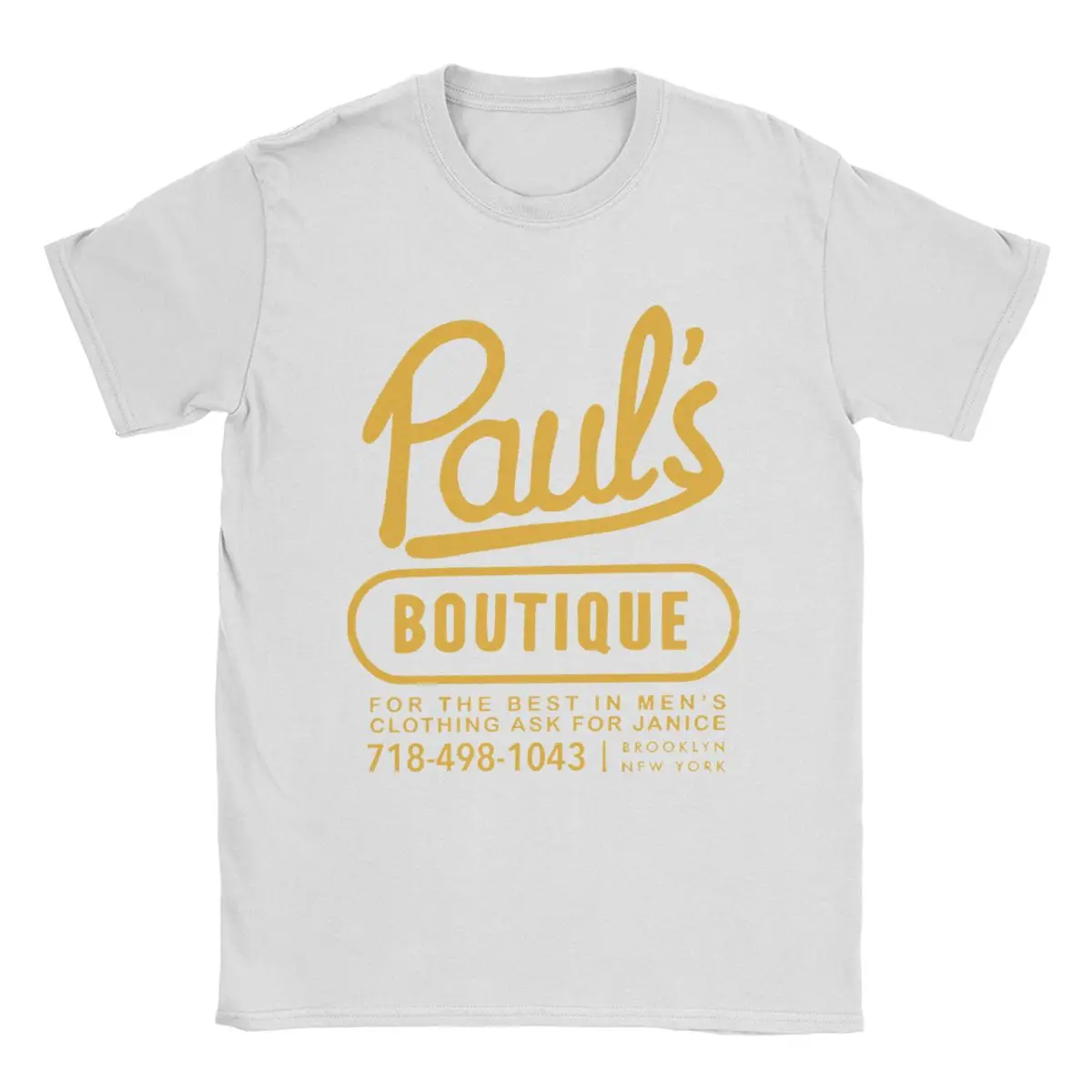 

Beastie Boys Pauls Boutique T Shirts Men's Cotton Funny T-Shirts Round Neck Tee Shirt Short Sleeve Tops New Arrival