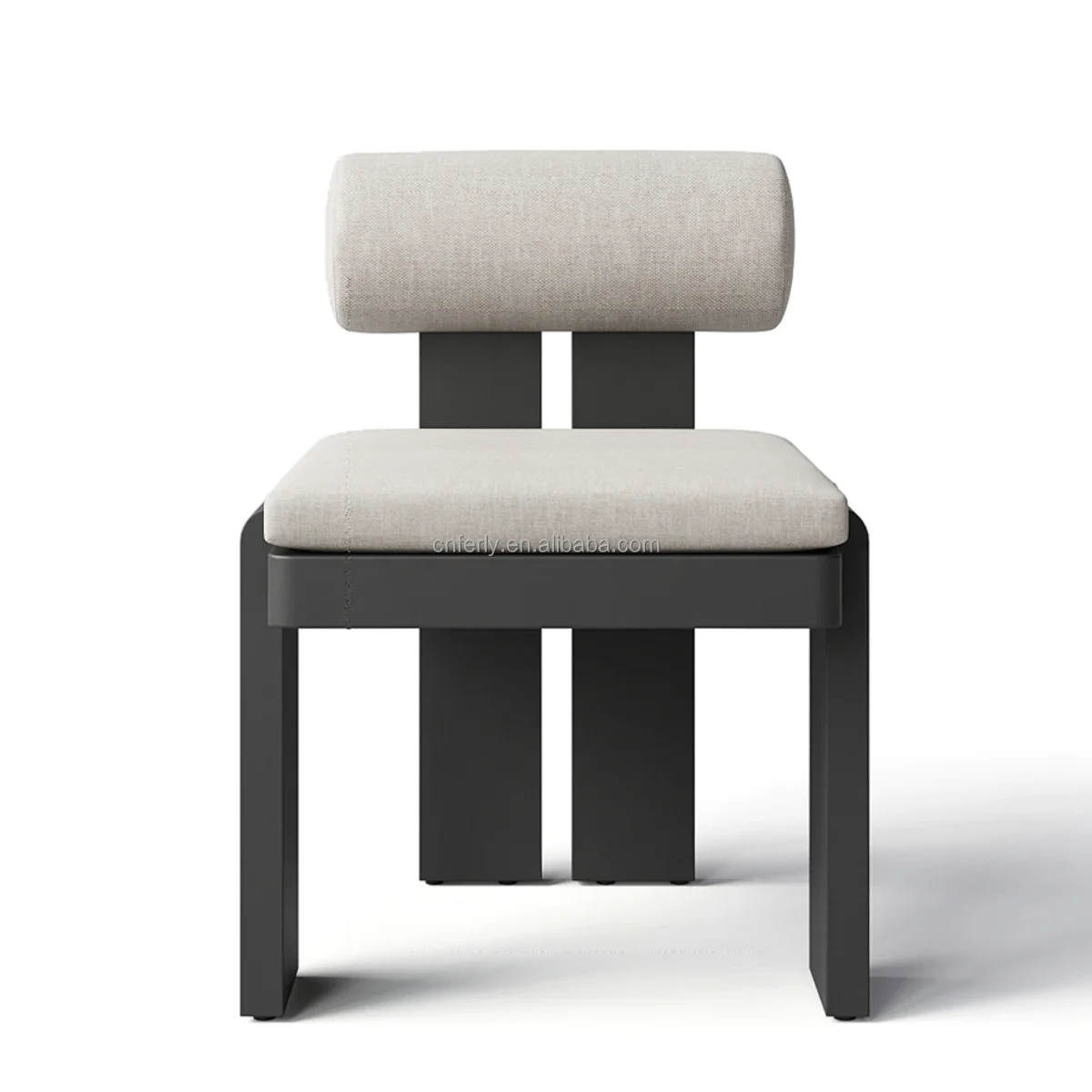 

For Modern Aluminum Outdoor Rectangular Dining Table Chair Set Economical Garden Furniture Aluminium Hotels Villas Beaches