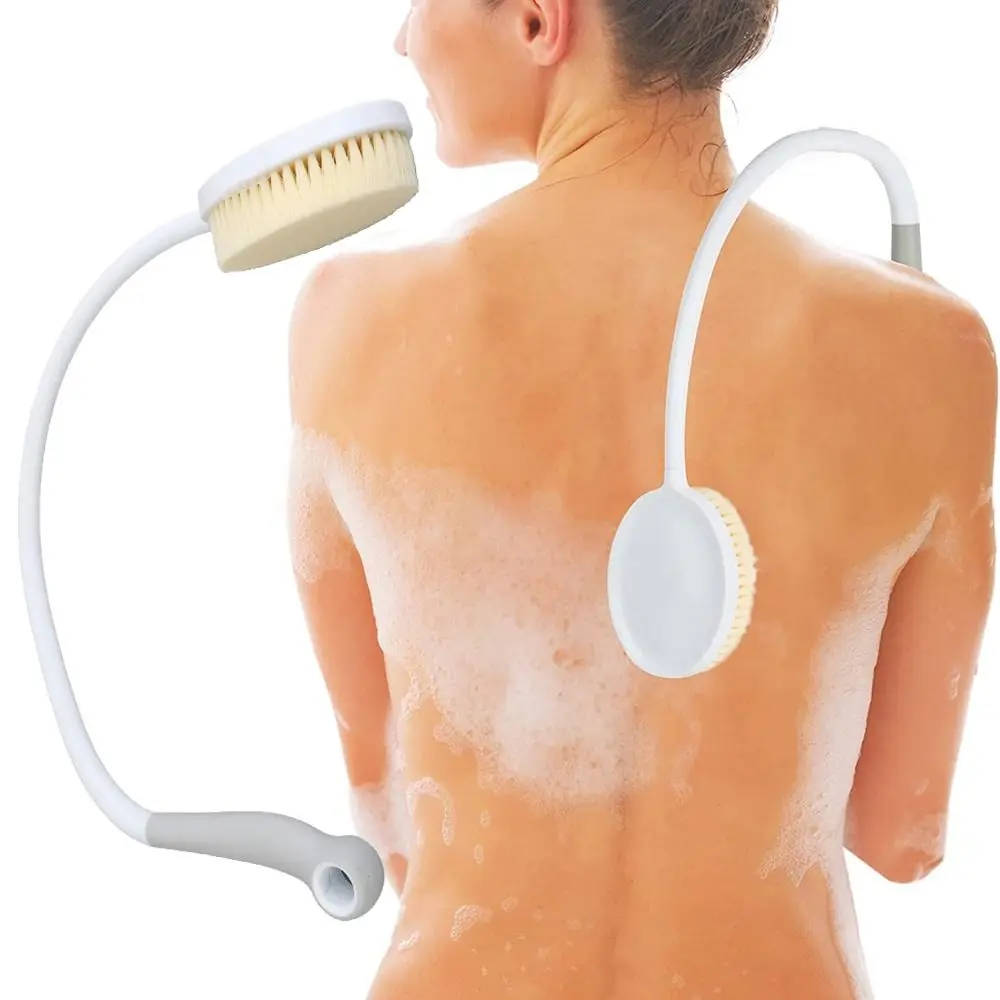

Long Handle Bendable Back Shower Brush U Shaped Improve Circulation Bath Bendable Scrubber Remove Dead Skin Comfortable Grip