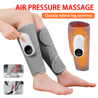 Leg and Foot Massager Automatic Kneading Pneumatic Air Wave Leg Instrument Electric Hot Compress Leg Massager