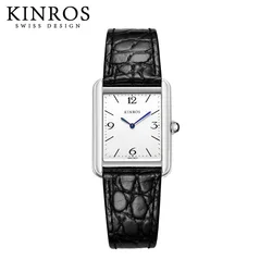 KINROS French brand Swiss movement women's watch women's retro quartz small square watch