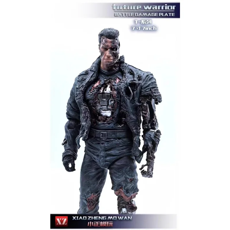 1/12 The Terminator Endoskeleton T-800 Battle Damage T-850 T800  Futurewarrior Battle Movie Anime  Action Figure Model Toys Gift