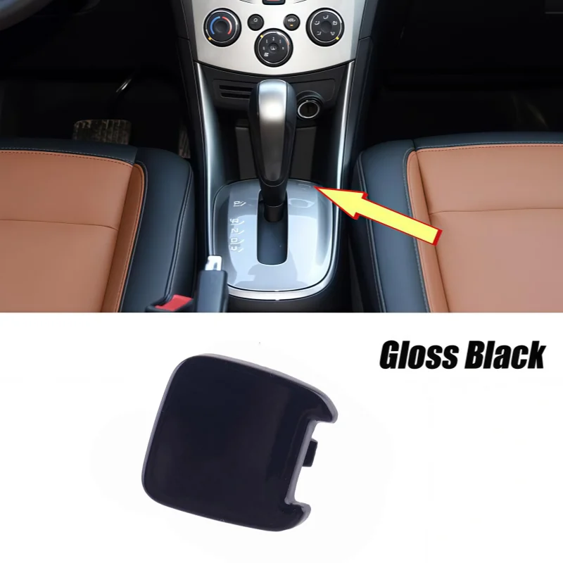42559686/42355599  Gear Shift Gaiter Boot Console Trim Cover for Chevrolet TRAX Fit Buick Encore 2017-2018 Black Silvery