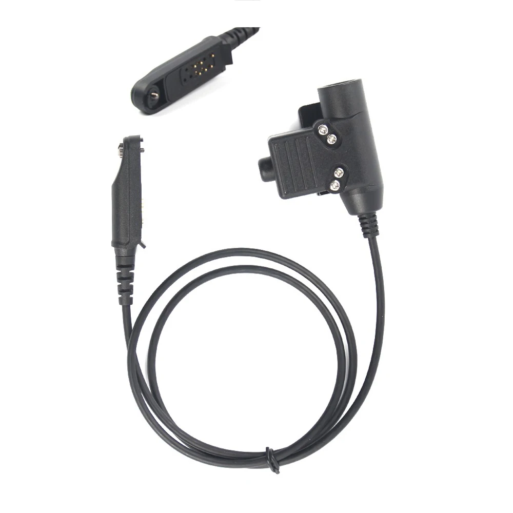 Ham Radio Walkie Talkie U94 PTT Headset adaptor untuk Baofeng UV9R UV-9R Plus UV-XR BF-A58