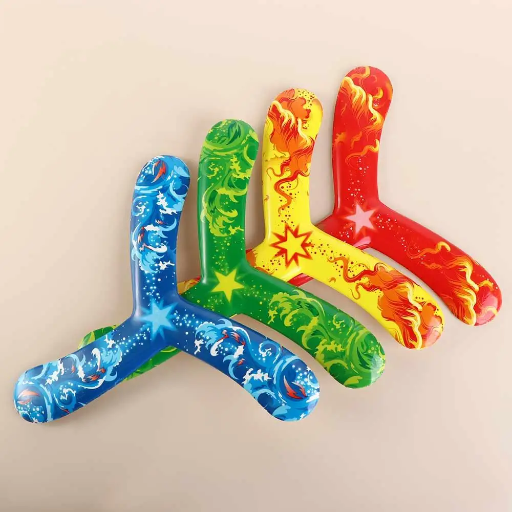 Gifts Birthday Gift Interactive toy Flying Boomerang Toy Sports Thrower Toys Three-leaf Boomerang Returning Boomerang