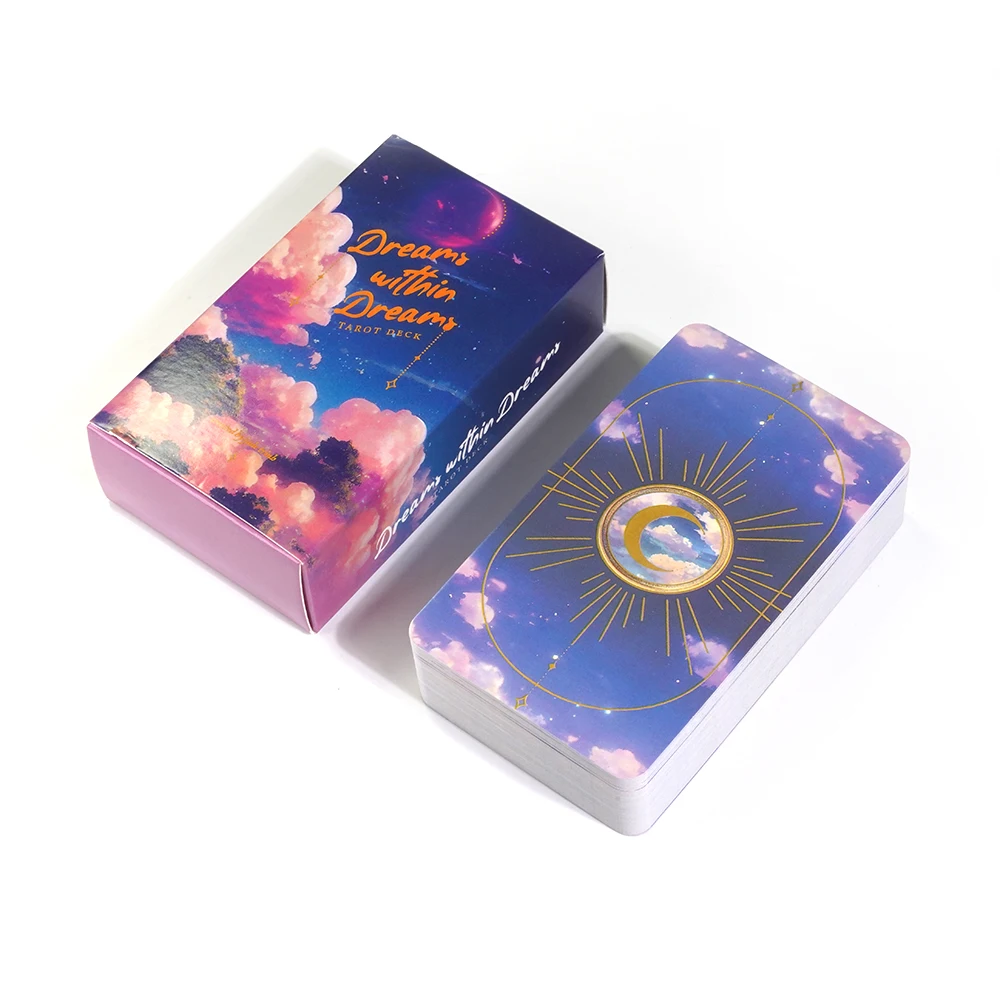 78pcs Cards Practise Divination Dreams Within Dreams Tarot Deck Tarot Cards And E Book Augur Board Game Witchcraft Oracle