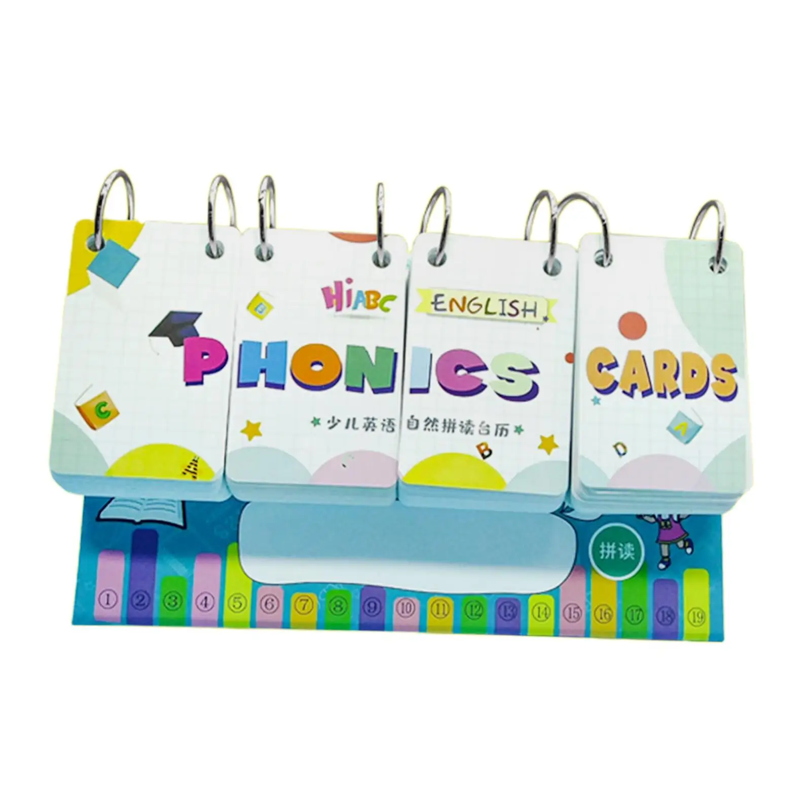 English Phonics Card Desk Calendar Preschool Kindergarten Learning Activities