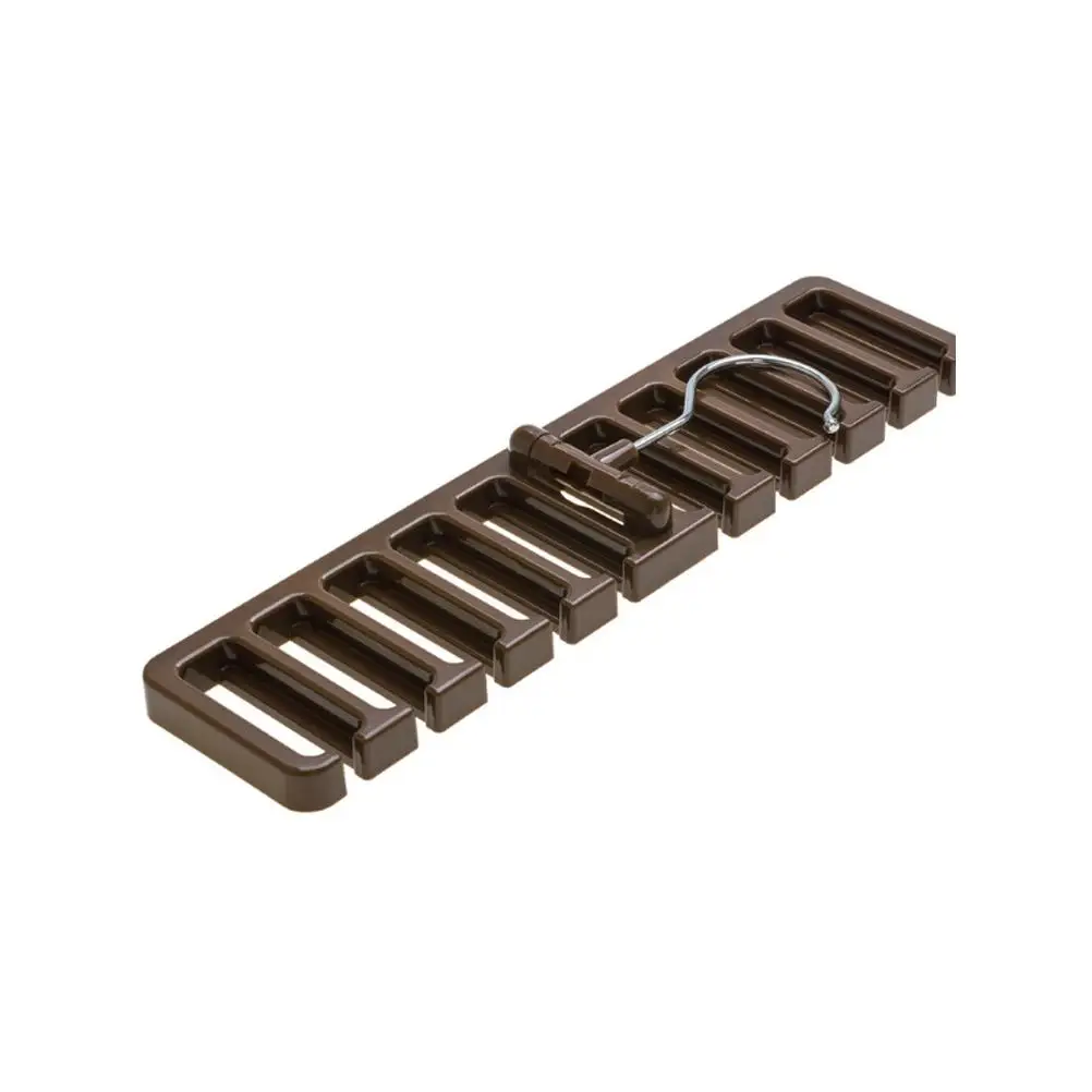 

2Pcs Big Size Necktie Holder Belt Storage Rack Multifunctional Wardrobe Organizer Hanger Plastic Tie Hanging Rack Stylish