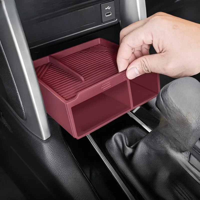 For Toyota Corolla Cross 2026 Center Console Storage Box Above-Glove Box Tray for Small Items Organization