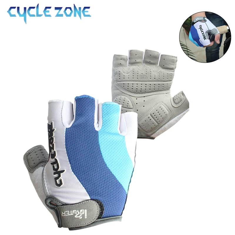 Guanti mezze dita Cycle-Zone guanti da equitazione per sport all\'aria aperta universali traspiranti MTB attrezzatura per bici da strada per quattro