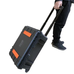 Trolley Safety Case Hardware Tool PP Multi Function Portable Board Equipment Shipping Toolbox Protective Waterproof Storage Box