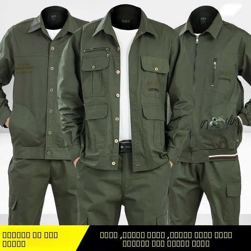 

Summer Pure Cotton Workwear orm Thin Long Sve Breathable Set for Ws Anti-Heat And Wearable Industrial Clothing