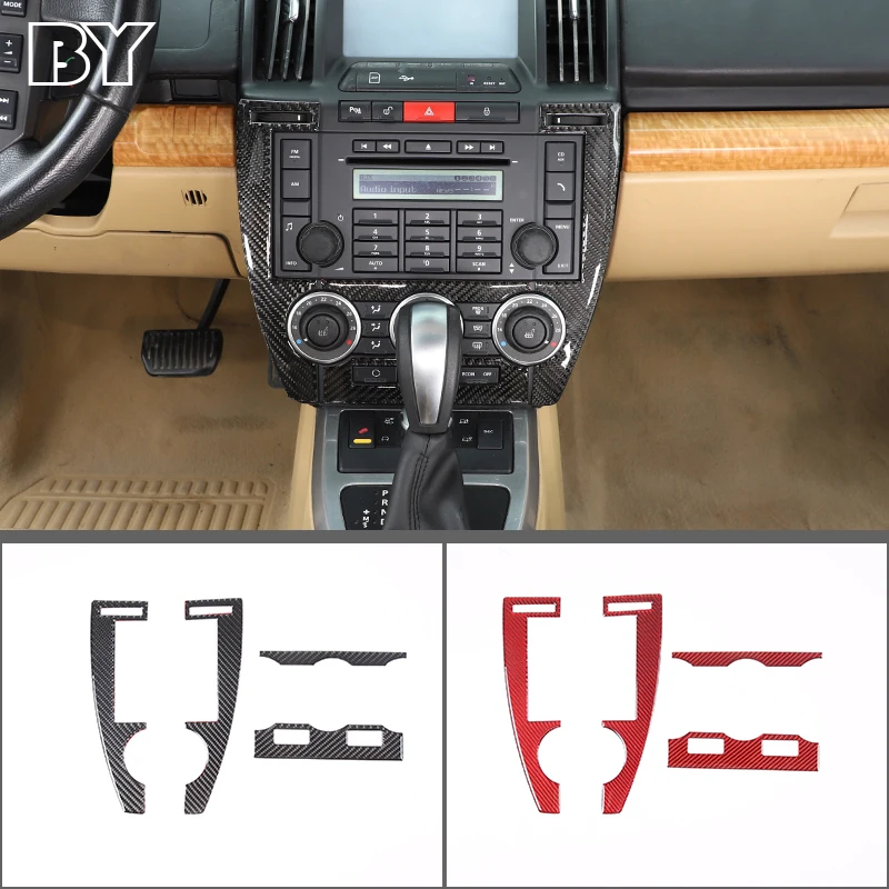 Car Center Control Air Conditioning Adjustment Switch Frame Trim Car Interior Accessories For Land Rover Freelander 2 2007-2012