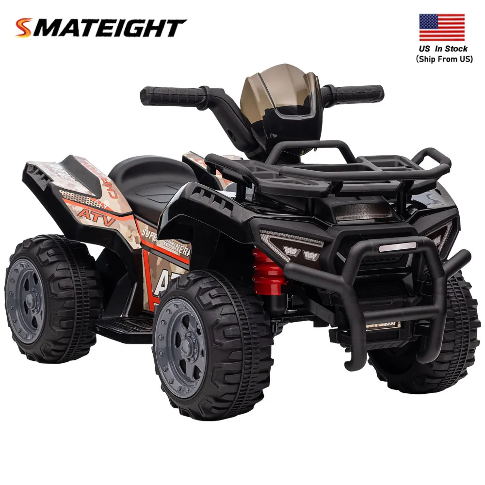 

Детский квадроцикл, электромобиль, моторизованный квадроцикл, на аккумуляторе 6В, с музыкой, для детей от 18 до 36 месяцев