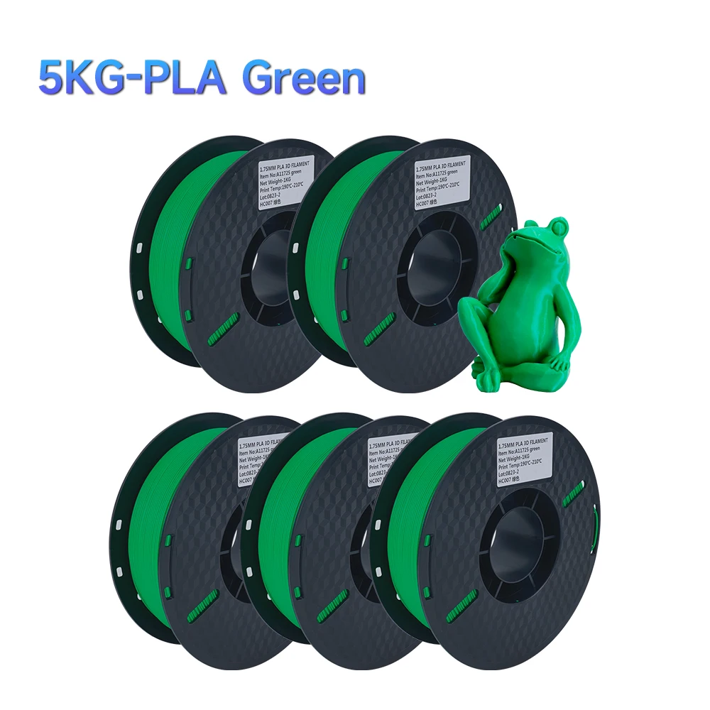 Go! 5KG Mix Colors PLA filament 1kg 1 75mm For 3D Printer PLA Material for 3D Printing filamento pla 3D Printer Filament