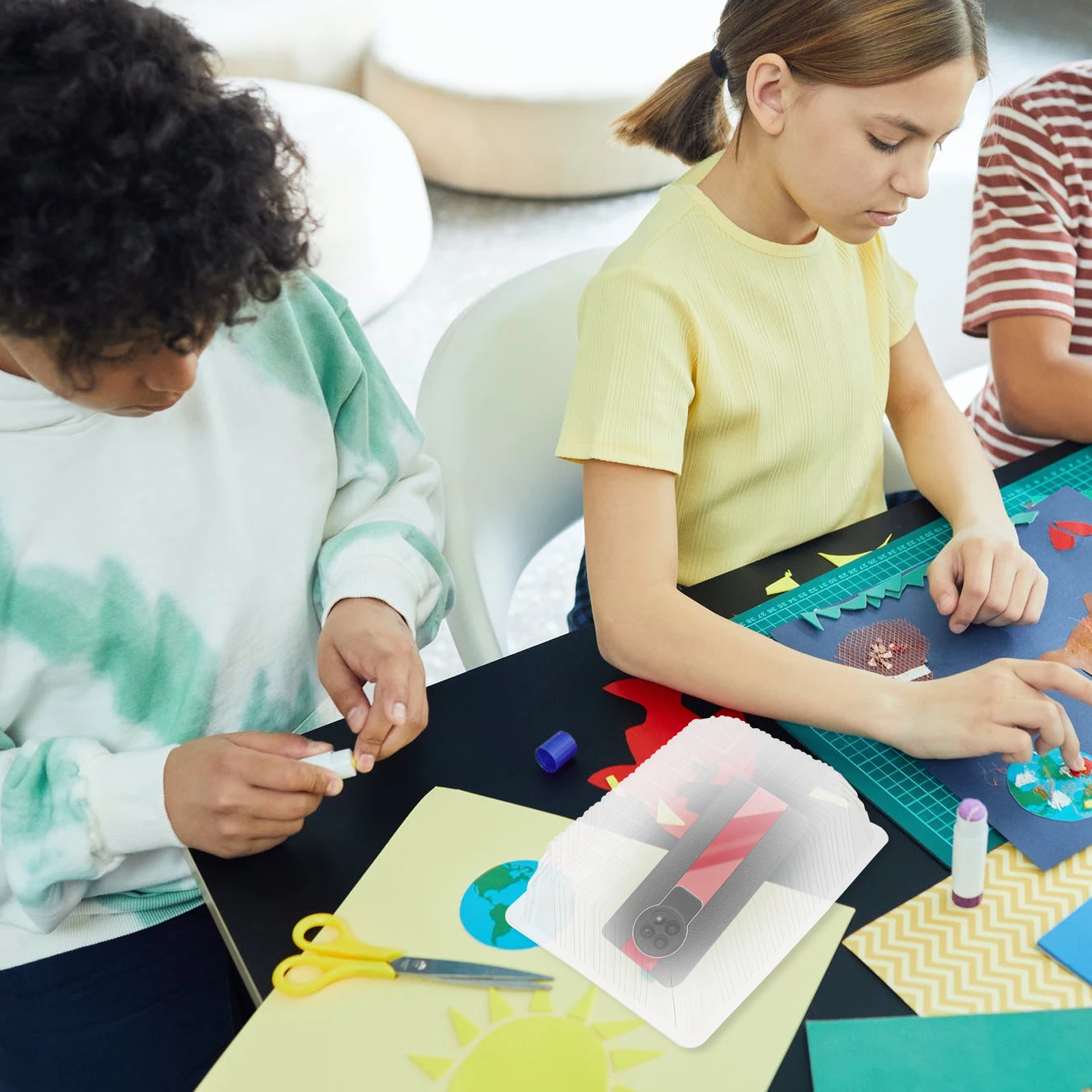 

10pcs Silicone Mold Dust Covers Transparent Plastic Protective Covers Durable For Phone Case Jewelry Accessories