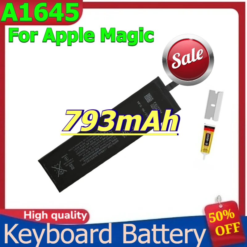 

A1645 Digital Battery For Apple Magic Keyboard A1644 A1843 Wireless Keyboard G6 793mAh