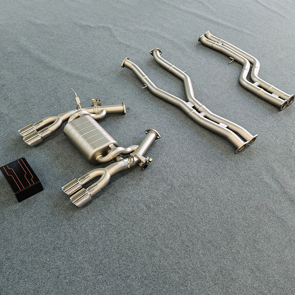 Stainless Steel Exhaust System Performance Catback for BMW M3 M4 F80 F82 3.0T Remote Control Tuning Valve Muffler Pipe