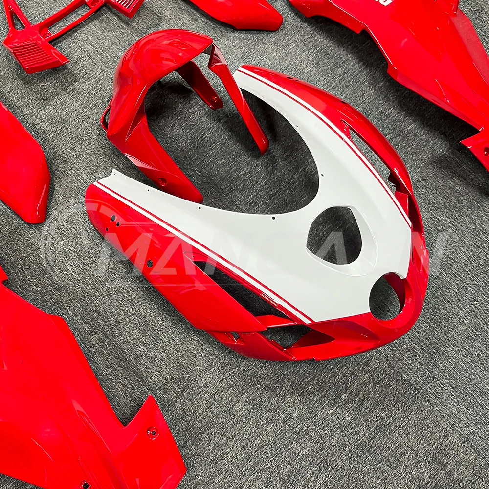 Motorcycle Fairings Kit for Ducati 749 749s 999 2003- Bodywork Set High Quality ABS Injection New red white