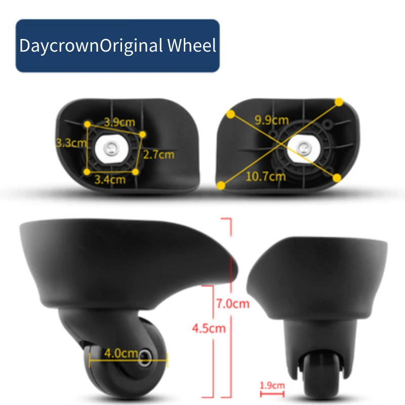 Suitable for Daycrown Suitcase mute universal wheel replacement accessories D-238/JD-625 trolley case wheel universal roller