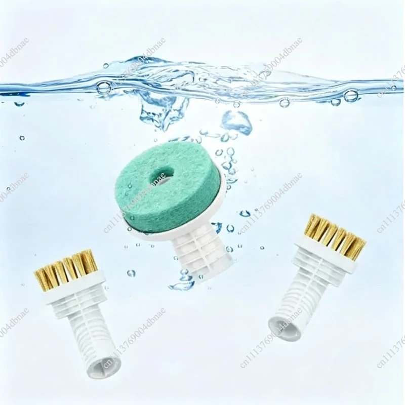 Tête de brosse en fil de cuivre pour nettoyeur vapeur ZQ600/ZQ610/ZQ650, idéale pour la décontamination tenace dans la cuisine