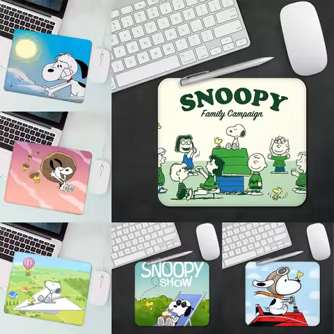 Cartoon Cute Dog S-Snoopys Gaming Mouse Pad XS Small Mousepad For PC Gamer Desktop Decoration Office Mouse Mat Deskmat Rug