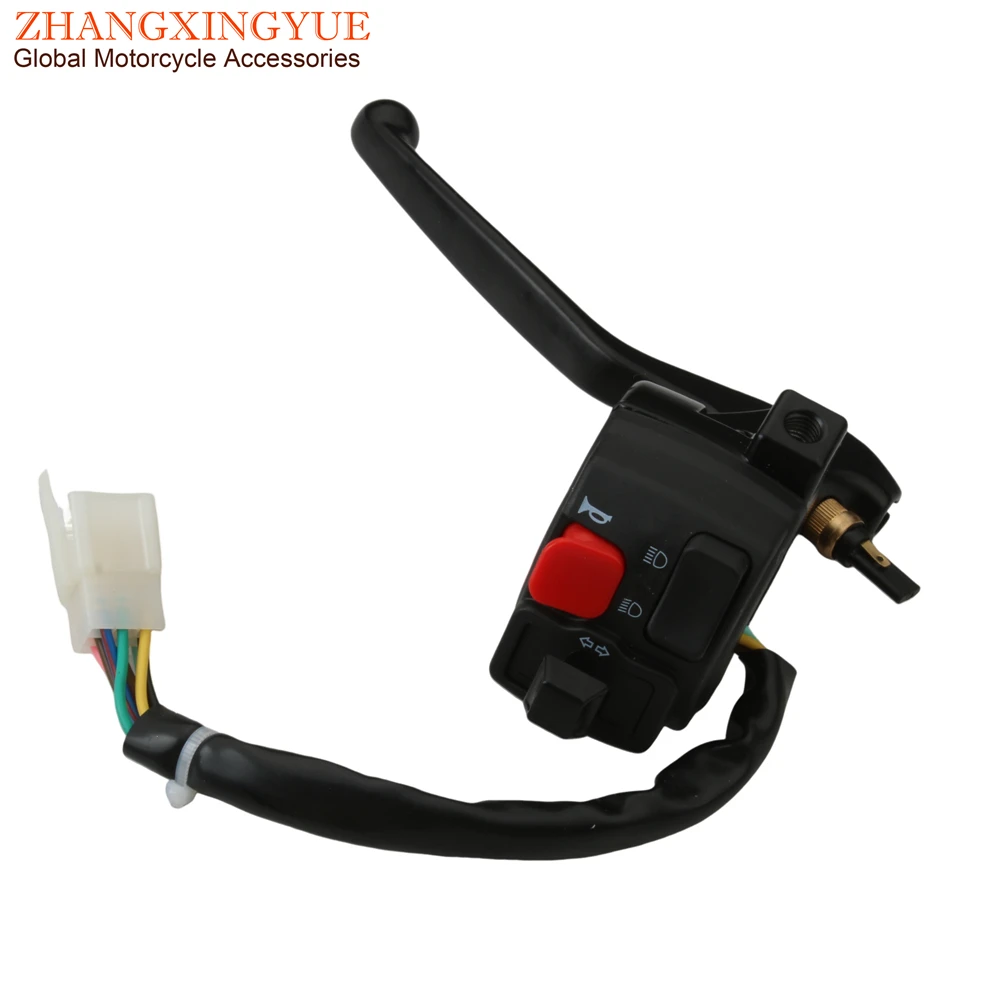 CS50 EW50 CW50 YQ50 Switch Assy Left Handle For Yamaha  Jog R RR BWS50 Booster Slider Stunt Aerox Nitro 50cc 5JH-H3976-03