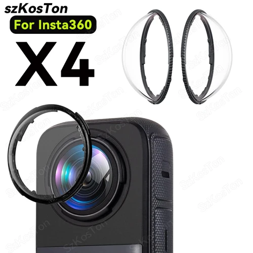 Protectores de lente para cámara deportiva Insta360 X4, cubierta protectora giratoria, accesorios para Insta 360 X4, Protector de lente antiarañazos